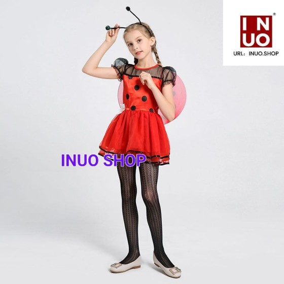 Disfraz de mariquita para niñas